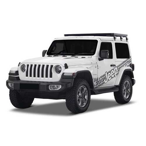 Front Runner Jeep Wrangler JL 2 Door (2018-Current) Slimline II 1/2 Roof Rack Kit / Tall