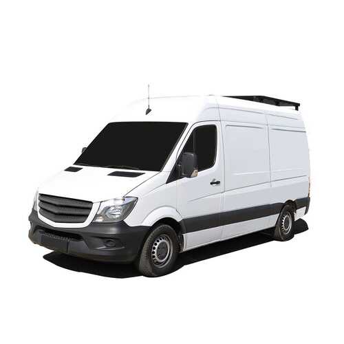 Front Runner Mercedes-Benz Sprinter 128in/144in/170in / L1/L2/L3 / SWB/MWB/LWB Wheelbase w/o OEM Tracks (2006-Current) Slimline II 1/4 Roof Rack Kit /