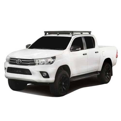 Front Runner Suits Toyota Hilux Revo DC (2016-Current) Track AND Feet Slimline II Roof Rack Kit