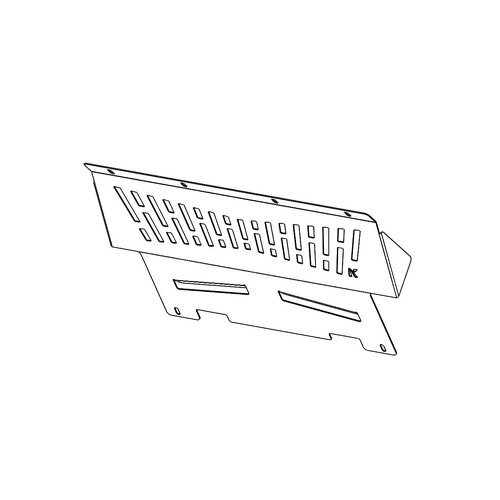 Vented Splash Guard to suit Toyota Prado 150 with ARB Bull Bar [Tab Size: No Tab]