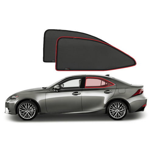 Lexus IS Sedan Car Rear Window Shades (XE30; 2013-2020)