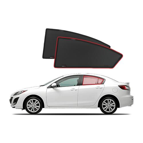 Mazda 3 Sedan 2nd Generation Car Rear Window Shades (BL; 2009-2013)