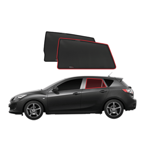 Mazda 3 Hatchback 2nd Generation Car Rear Window Shades (BL; 2009-2013)