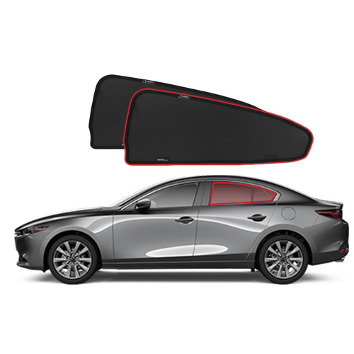 Mazda 3 Hatchback/Sedan 3rd Generation Car Rear Window Shades (BM, BN; 2013-2018)