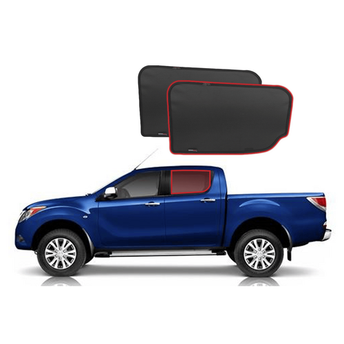 Mazda BT50 2nd Generation Car Rear Window Shades (UP, UR; 2011-2020)