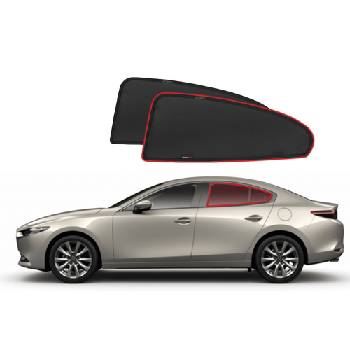 Mazda 3 Sedan 4th Generation Car Rear Window Shades (BP; 2019-Present)