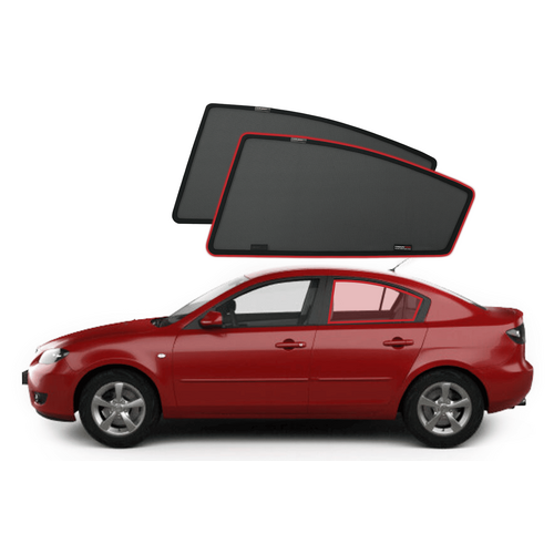 Mazda 3 Sedan 1st Generation Car Rear Window Shades (BK; 2003-2009)