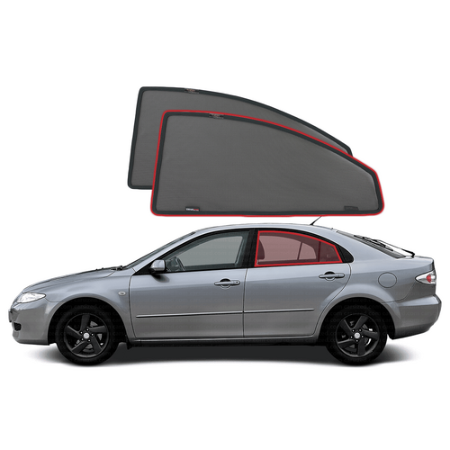 Mazda 6 Liftback 1st Generation Car Rear Window Shades (GG; 2002-2008)