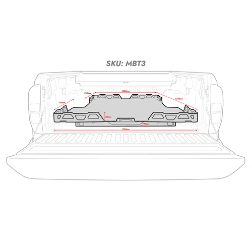 HSP Load Slide Suits Dual Cab Bt50 TF- 2020+