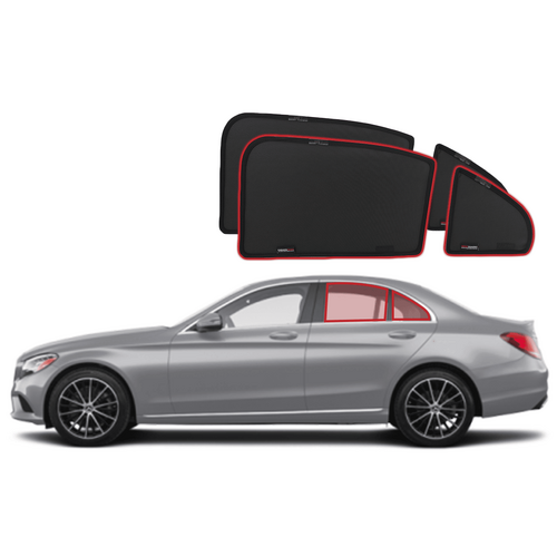 Mercedes-Benz C-Class Sedan Car Rear Window Shades (W205; 2014-2021)*