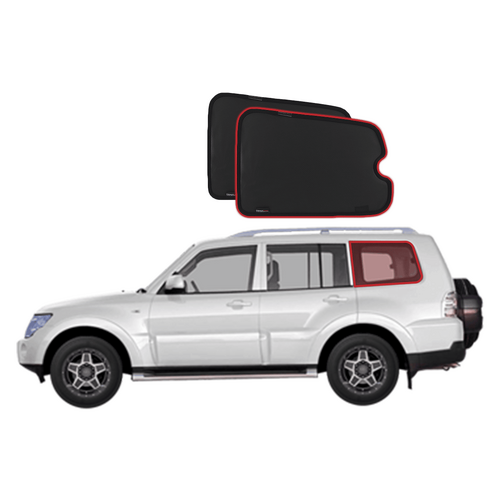 Mitsubishi Pajero/Montero/Shogun 4th Generation Port Window Shades (V80; 2007-2021)