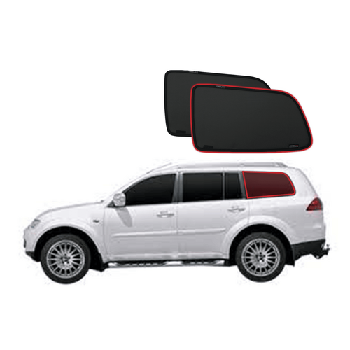 Mitsubishi Challenger/Pajero Sport/Montero Sport/Nativa/Pajero Dakar Port Windows Shades (5 Seater) (PB/PC Series; 2008-2016)