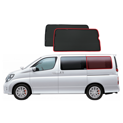 Nissan Elgrand 2nd Generation Port Window Shades (E51; 2002-2010)*