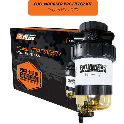 Direction Plus Fuel Manager Post-Filter Kit -  Suits Toyota Hilux 