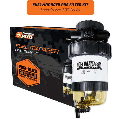 Direction Plus Fuel Manager Post-Filter Kit -  Suits Toyota Landcruiser 300 Series 