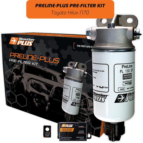 Direction Plus Preline-Plus Pre-Filter Kit -  Suits Toyota Hilux N70 