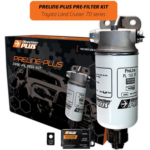 Direction Plus Preline-Plus Pre-Filter Kit -  Suits Toyota Landcruiser 70 