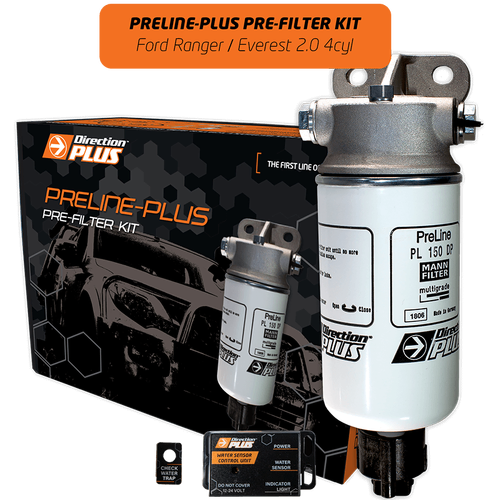 Direction Plus Preline-Plus Pre-Filter Kit -  Ford Ranger / Everest / Raptor Pxiii Bi-Turbo 