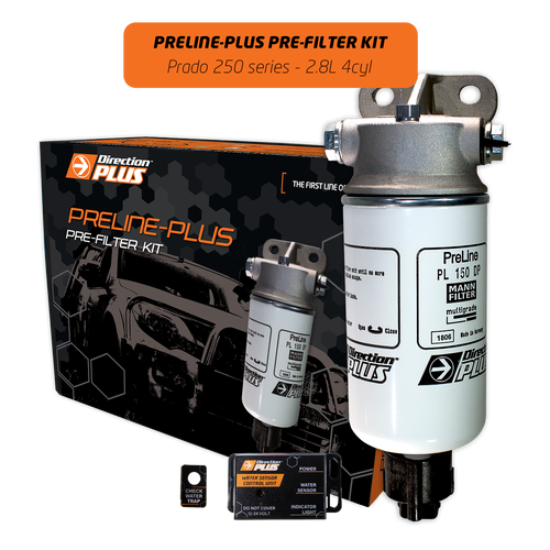 Direction Plus Preline-Plus Pre-Filter Kit - Suits Toyota Prado 250 Series 