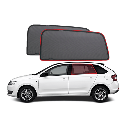 Skoda Rapid Car Rear Window Shades (NH; 2012-2021)