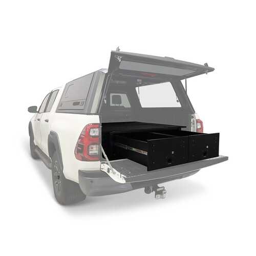 Front Runner Suits Toyota Hilux Revo DC (2016-Current) Drawer Kit