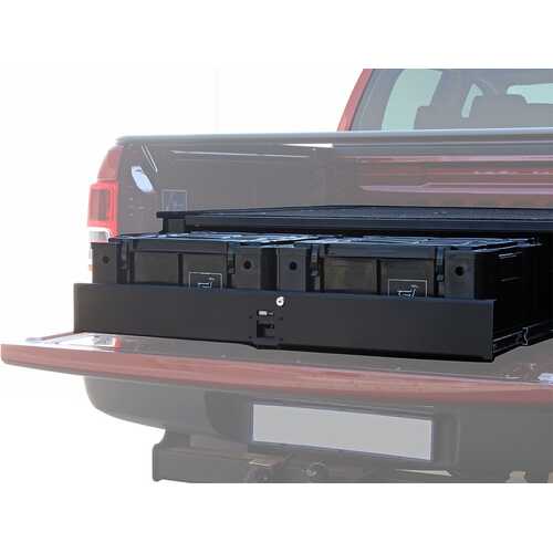 Front Runner Ford Ranger T6 DC (2014-2022) Wolf Pack Drawer Kit