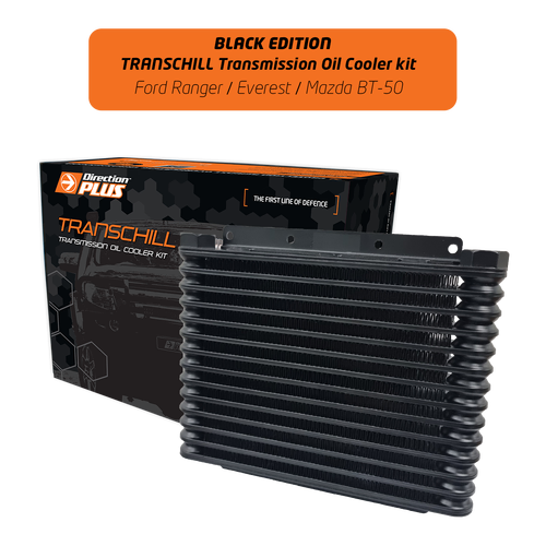 Direction Plus Transchill Arctic Black Transmission Cooler Kit -  Ranger, Everest & Mazda BT-50 