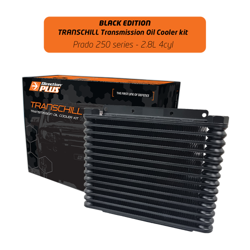 Direction Plus Transchill Arctic Black Transmission Cooler Kit - Suits Toyota Prado 250 Series