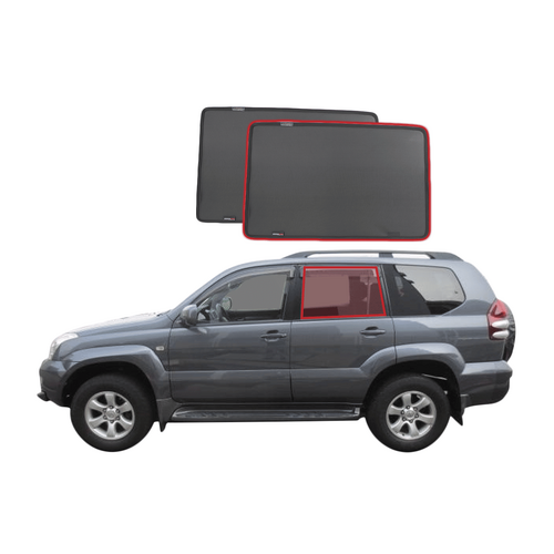 Suits Toyota LandCruiser Prado 120 Series | Lexus GX 470 Car Rear Window Shades (J120; 2003-2009)