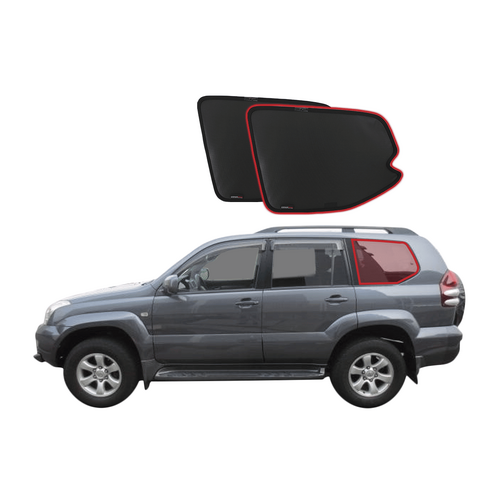 Suits Toyota LandCruiser Prado 120 Series | Lexus GX 470 Port Window Shades (J120; 2003-2009)