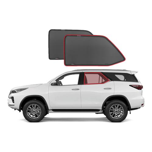 Suits Toyota Fortuner/SW4 2nd Generation Car Rear Window Shades (AN150, AN160; 2015-Present)