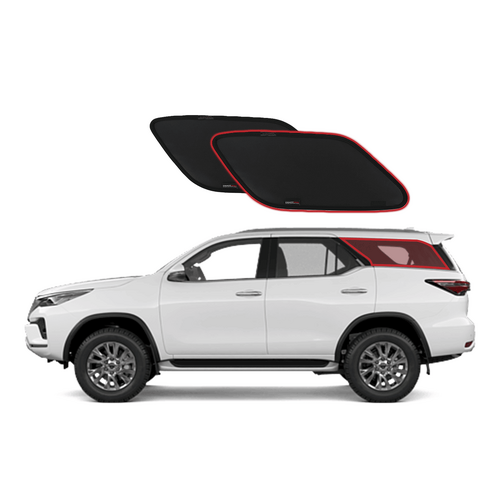 Suits Toyota Fortuner/SW4 2nd Generation Port Window Shades (AN150, AN160; 2015-Present)