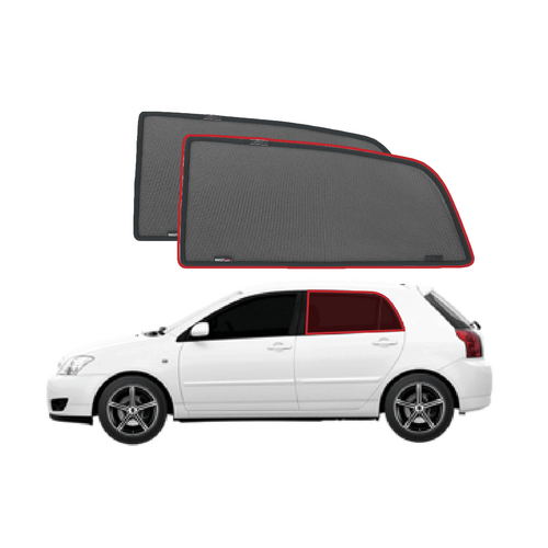 Suits Toyota Corolla Hatchback 9th Generation Car Rear Window Shades (E120; 2000-2007)