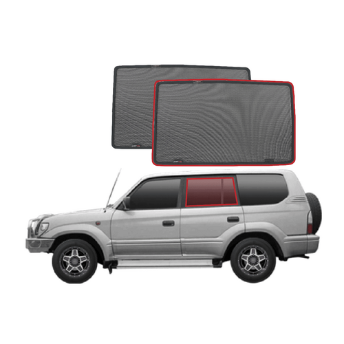 Suits Toyota LandCruiser Prado 90/95 Series Car Rear Window Shades (J90, J95; 1996-2002)