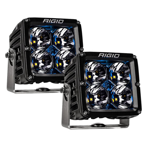 Rigid Industries 3 Inch Radiance Series Broad Spot LED POD Lights w/White Backlight