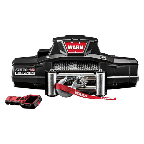 Warn ZEON Platinum 12 Electric Winch 12000lbs Steel Rope Wireless Remote Roller Fairlead