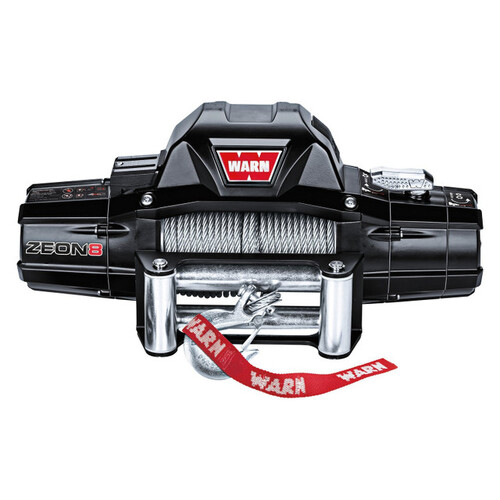 Warn ZEON 8 8000lbs 12V Electric Winch Steel Rope and Roller Fairlead