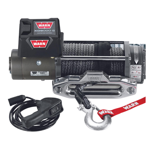 Warn XD9000-S 12V Electric Winch Synthetic Rope