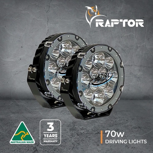 Ultra-Vision Raptor 70 LED 7″ Driving Light Pair