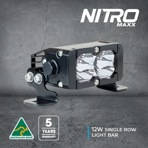 Ultra-Vision Nitro Maxx 12W 4″ Single Row Light Bar