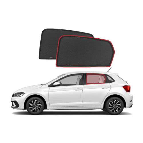 Volkswagen Polo 6th Generation Car Rear Window Shades (MK6, Typ AW; 2018-Present)